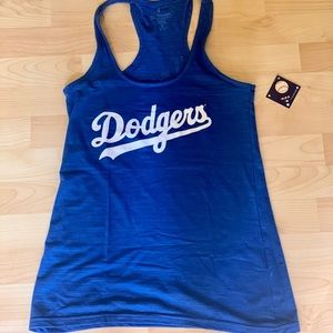 Dodgers Racerback Tank Top Size Small